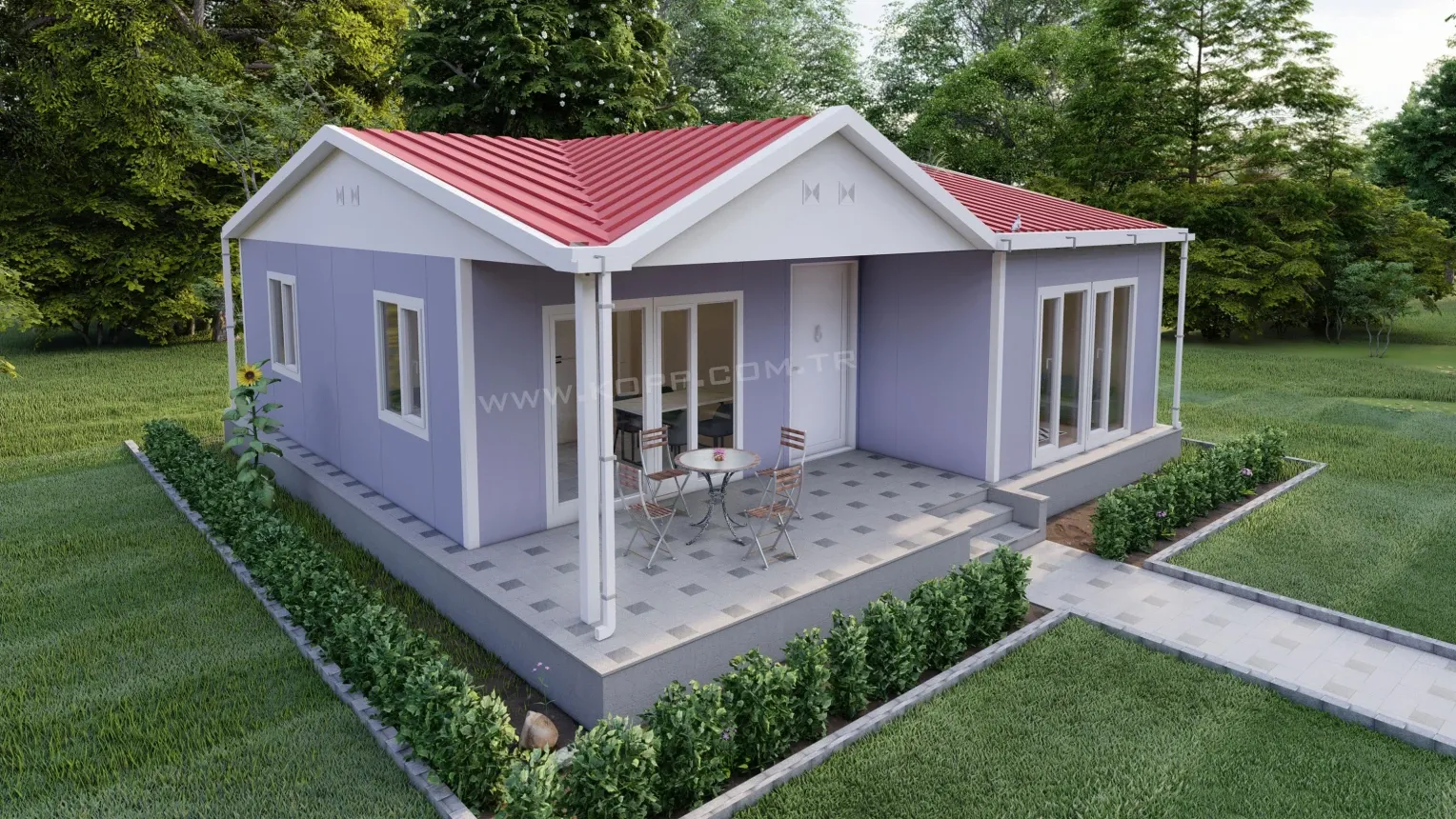 82 m² 2+1 Tek Katlı Çelik Konstrüksiyon Ev