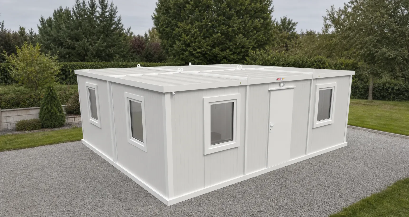 3 Odalı Mutfak ve Banyolu Çift Girişli Konteyner Ev 42m2 görseli 3